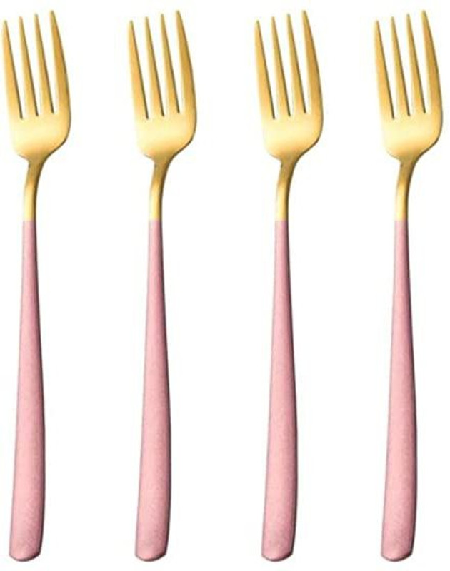 TOMATUS Stainless Steel Dinner Fork for Home/Kitchen, Mirror Polish, Salad Fork Stainless Steel Serving Fork Set(Pack of 8)