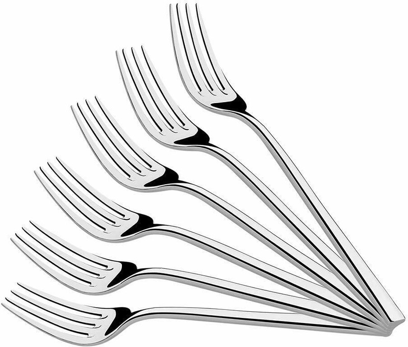 Kodenipr Club Stainless Steel Serving Fork Set(Pack of 6)
