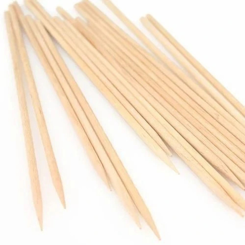 Royals 12inch Bamboo Skewers 65PC Disposable Bamboo Serving Fork Set(Pack of 65)