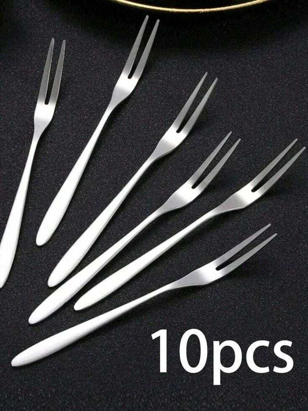 Manorath Disposable Stainless Steel Serving Fork