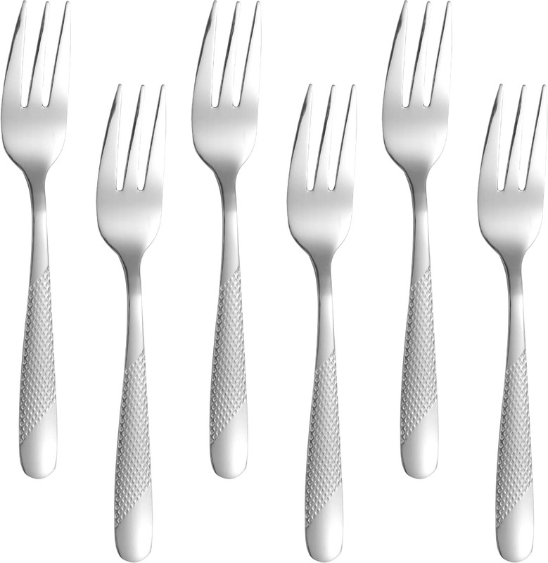 ARSCART Premium Stainless Steel Serving Fork Set(Pack of 12)