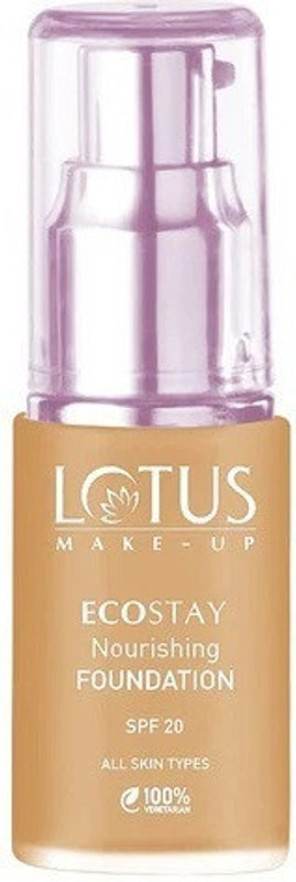 LOTUS MAKE - UP Ecostay Nourishing SPF-20 All Skin Types Foundation(L3 Royal Ivory, 30 ml)