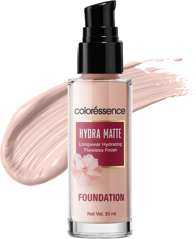 COLORESSENCE Liquid Foundation for Matte Even Skintone|Waterproof & Lightweight|Blendable L4 Foundation(Pink Beige, 30 ml)