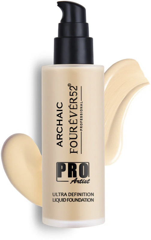 ARCHAIC fourever 52 Pro Artist Ultra Definition Full Coverage Liquid  Foundation(French Toast Buff 004, 60 ml)