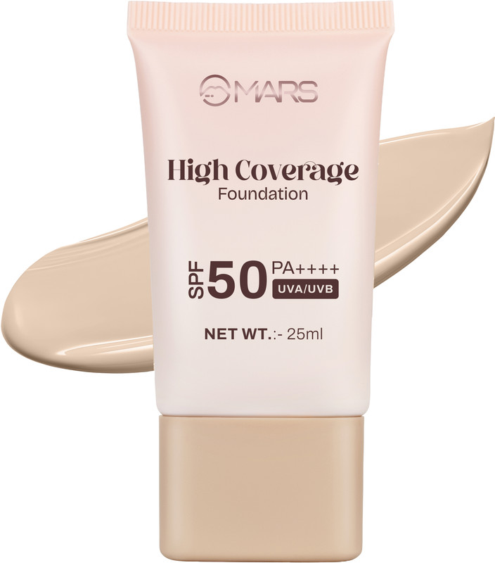 MARS SPF50 PA++++ High Coverage Foundation | Tested by IN-VIVO with 5 Star Foundation(SHADE-06, 40 ml)