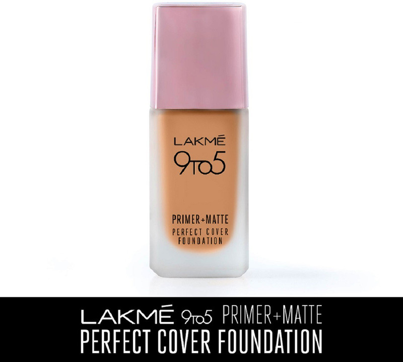 Lakmé 9to5 P+M Perfect Cover Foundation (W230 Warm Wood, 25 ml)