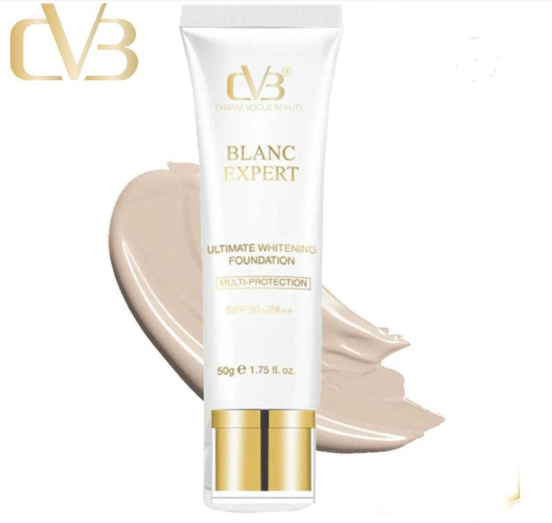 CVB BLANC EXPERT ULTIMATE WHITENING FOUNDATION MULTI-PROTECTION SPF30+++/PA+++ Foundation(WHITE IVORY, 50 g)