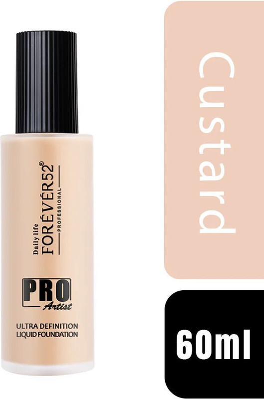NOWGLAM Daily Life Forever Pro Artist Ultra Definition Waterproof  Foundation(Custard, 60 ml)