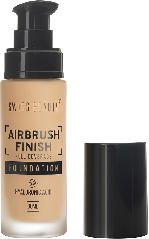 SWISS BEAUTY Airbrush Finish Full Coverage Foundation | Lightweight | Matte Finish Foundation(Fair Ivory, 30 ml)