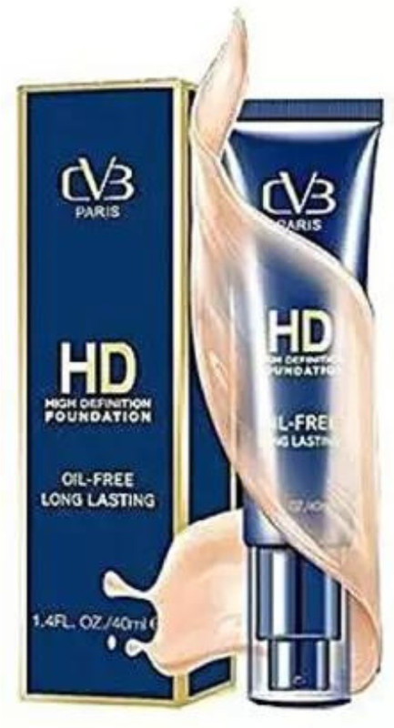 CVB C17 Foundation(Hd High Definition Foundation Long Lasting Shade-01 (cream, 40 ml), 40 ml)