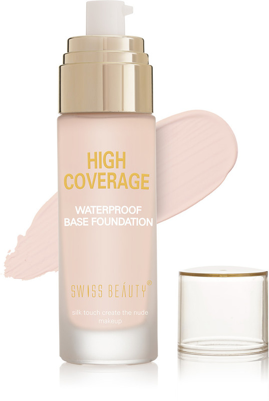 SWISS BEAUTY High Performance Liquid Foundation | Water-Resistant | Dewy | Vit C&Niacinamide Foundation(02 Rose Blush, 55 g)