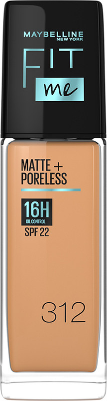 MAYBELLINE NEW YORK Fit Me Matte+Poreless Liquid Foundation 312 Golden |16 HR Oil Control, 30 ml Foundation(Golden, 30 ml)