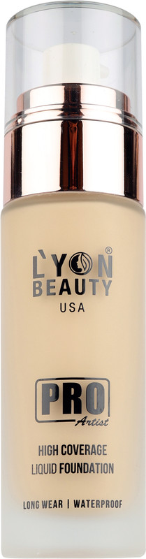 L'YON BEAUTY Pro Artist High Coverage Liquid Foundation Shade-04 Foundation(04 Nude Beige, 50 ml)