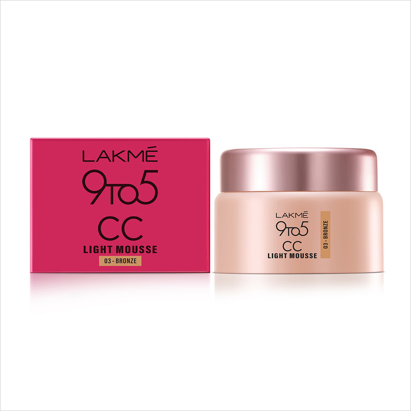Lakmé 9 to 5 CC Mousse Foundation (Bronze, 25 g)