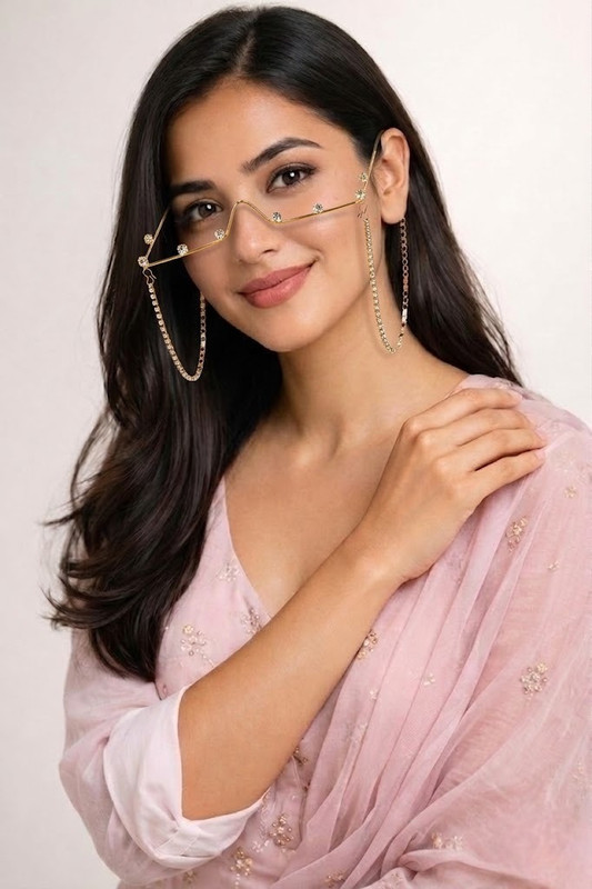 GC PREMIUMJEWELLERY Rimless Wrap-around Frame(140 mm)