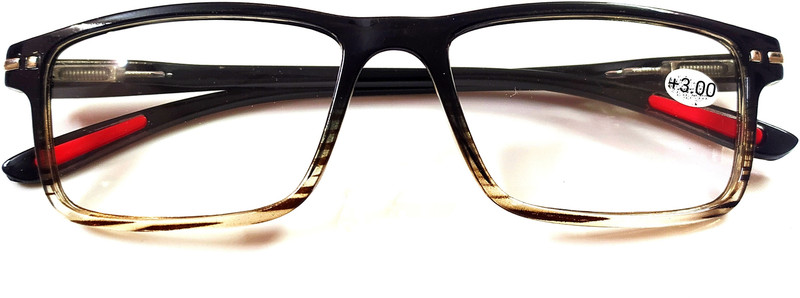 Young Tag Half Rim (+2.00) Rectangle Reading Glasses(50 mm)