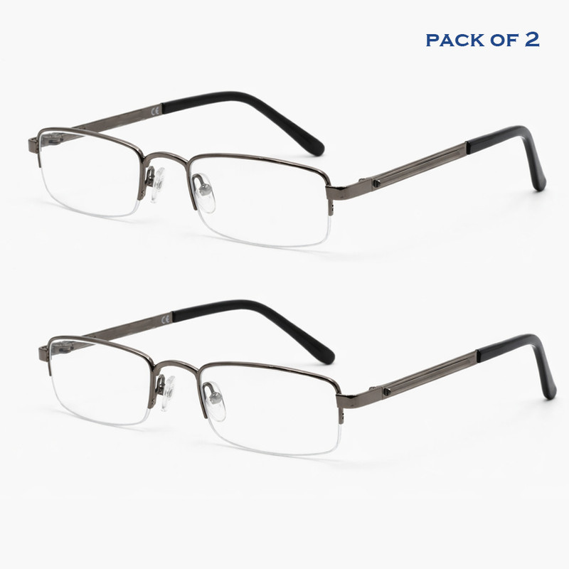 Specs N Lenses Half Rim (+3.00) Rectangle Reading Glasses(50 mm)