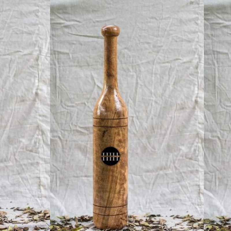 HIHENTEPRISES HIH Ancient Design Wooden Indian Mugdar, Clubs, MEEL Multicolor Indian Clubs(2 kg)
