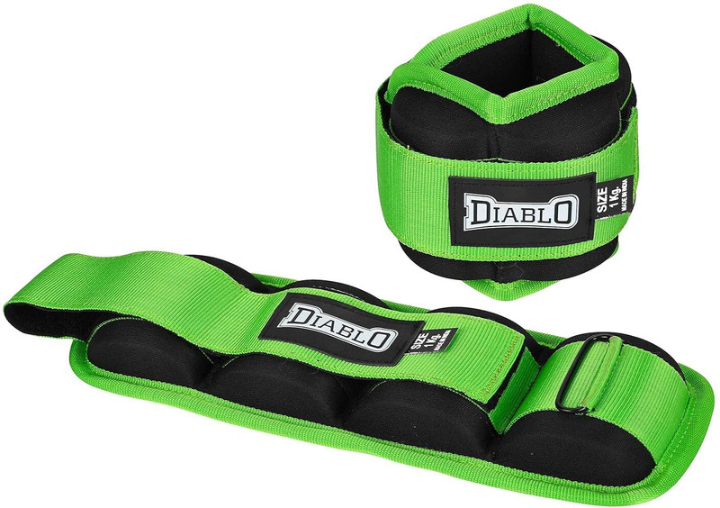 DIABLO Ankle Weight 3Kg x 2 Pcs, 1 Pair, Blue-Black Wrist/Ankle Weights Blue Ankle Weight(3 kg)