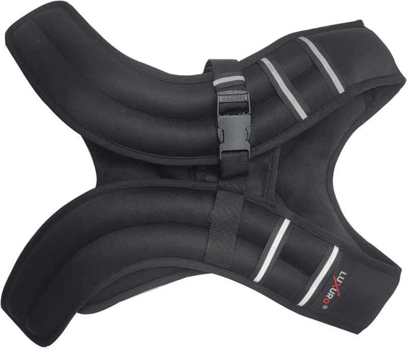 Luxuro Weight Vest 7.5 KG Black Weight Vest(7.5 kg)
