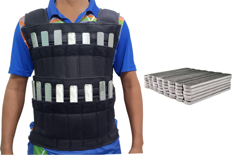 RADHA KRISHNO ENTERPRISE RADHA KRISHNO FITNESS WEIGHT Black Weight Vest(5 kg)