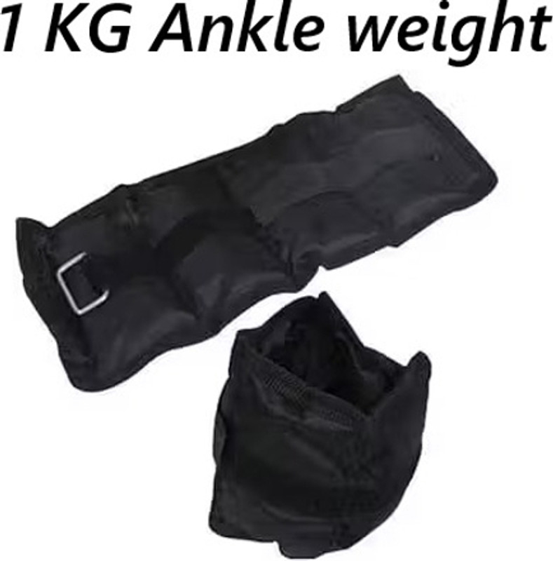 VELLFIRE (2 kg Each x 2 pc) Black Ankle & Wrist Weight Black Ankle & Wrist Weight(2 kg)