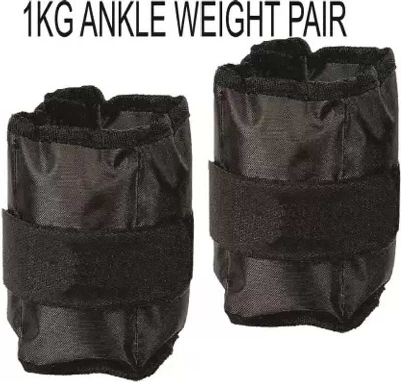 PBX Ankle/Wrist WeightFor Men & Women Black Black Ankle Weight(1 kg)