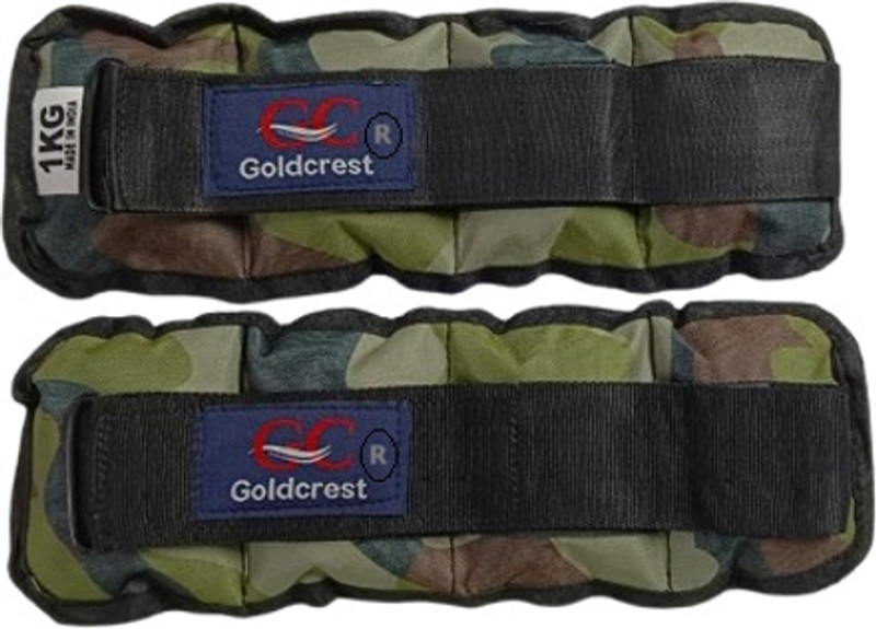 LYCAN ankle & wrist weight 1kg x 2pc Best for Fitness, Walking, Jogging, Aerobic Multicolor Ankle & Wrist Weight(2 kg)