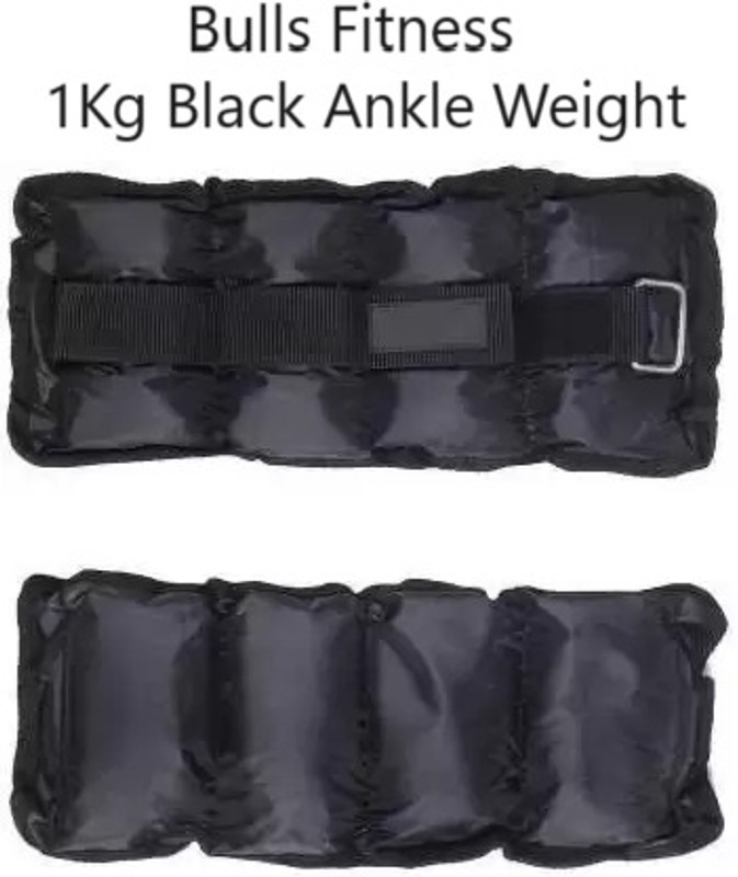 Leosportz (1 pair) 1Kg each universal running & Jogging Ankle weights Blue Ankle & Wrist Weight(2 kg)