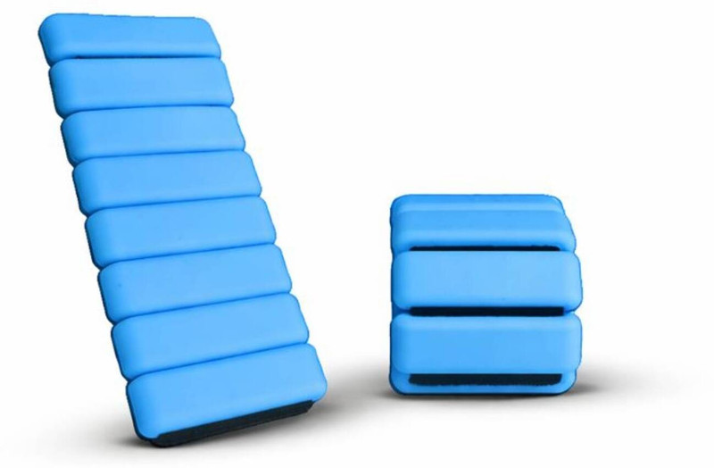 Shopeleven Premium Cushioned Wrist & Ankle Weights Pair 1KG for Home Gym Fitness Blue Ankle & Wrist Weight(1 kg)