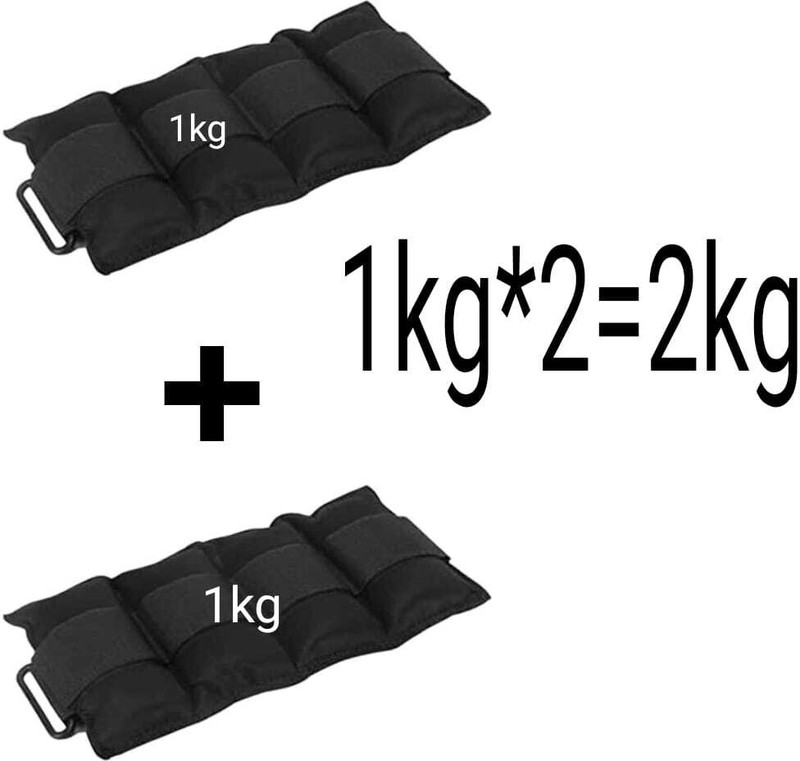 rakesh community 1000 Black Ankle Weight(1 kg)