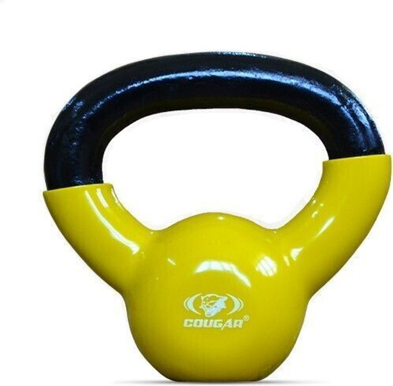 COUGAR Kettlebell , Vinyl Kettlebell 4 Kg, Kettle bells For Fitness Strength Stamina Pink Kettlebell(4 kg)