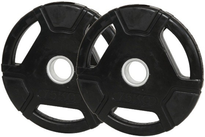 Veena RetailNet 15 kg Weight Lifting Plates (7.5 kg x 2) For Gym | Exercise Equipment For Workout Home Gym Combo