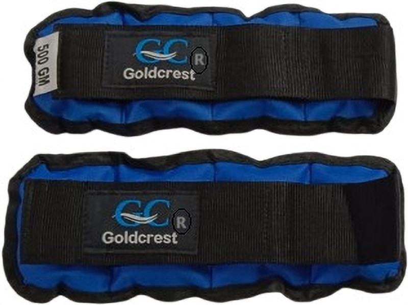 Trego 0.5 kg x 2pc ankle weight Best for Fitness, Walking, Jogging, Aerobics Blue Ankle & Wrist Weight(0.5 kg)