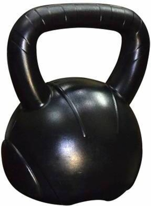 SBR Sports ''4Kg KettleBell for Strength Cardio Training, Home and Gym Fitness Workout Black Kettlebell(4 kg)