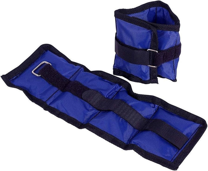 VELLFIRE Professional (500 X 2) Pair Black Ankle & Wrist Blue, Black Ankle & Wrist Weight(0.5 kg)