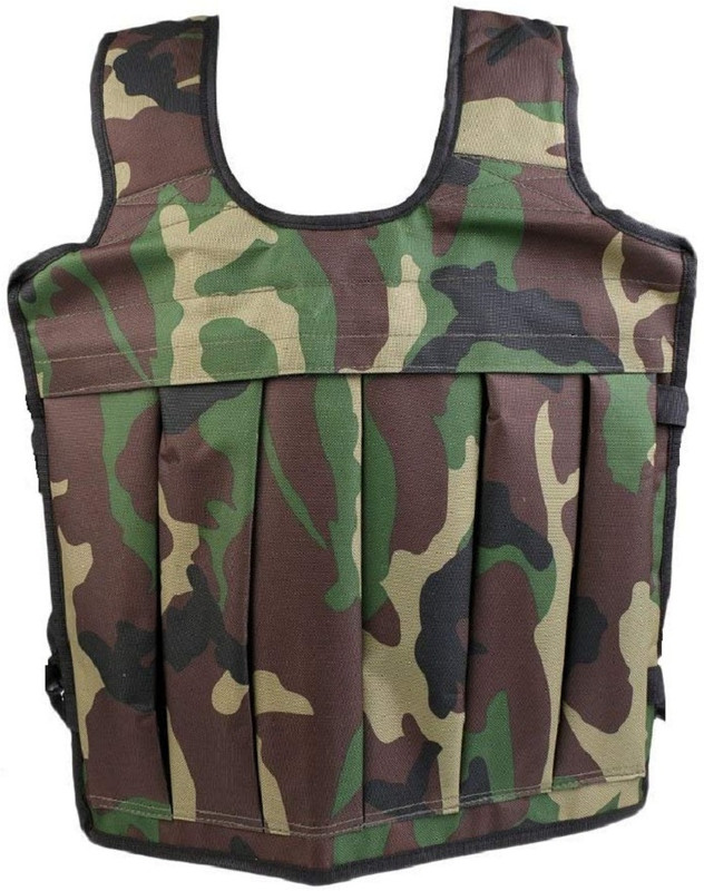 IRIS Fitness Weighted Vest Fixed (20kg) Multicolor Weight Vest(20 kg)