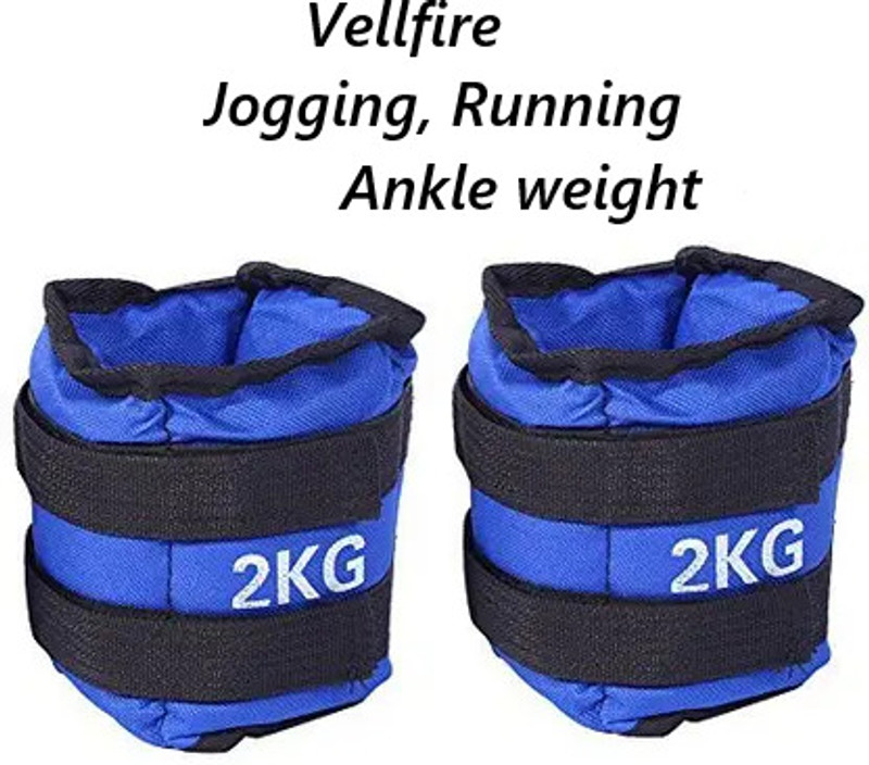 bulls fitness Fitness Gym 1KGX2 Wrist/Ankle Weights Resistant Leg Running Blue Ankle & Wrist Weight(2 kg)