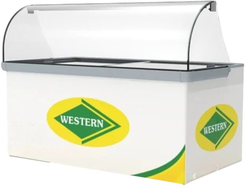LALITH ENTERPRISES 440 L Single Door Standard Deep Freezer(White, Western - NWHFSA450G Scooping Parlour)