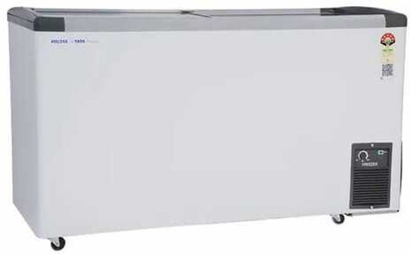 RAKESH ENTERPRISES 326 L Double Door Glass Top Deep Freezer(White, GT440GA5-PL-W-G3, 5 Star)