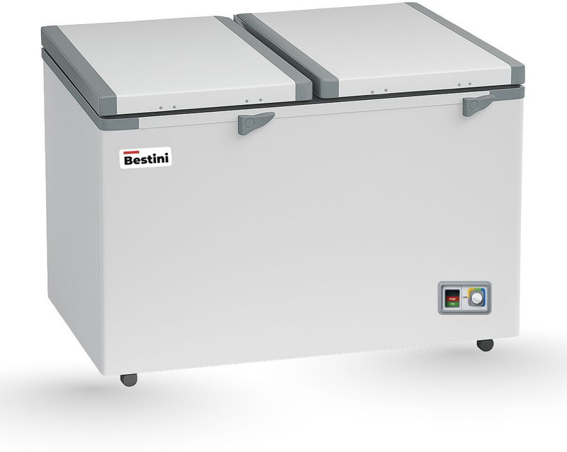 Bestini 330 L Double Door Standard Deep Freezer(White, BCF-330)
