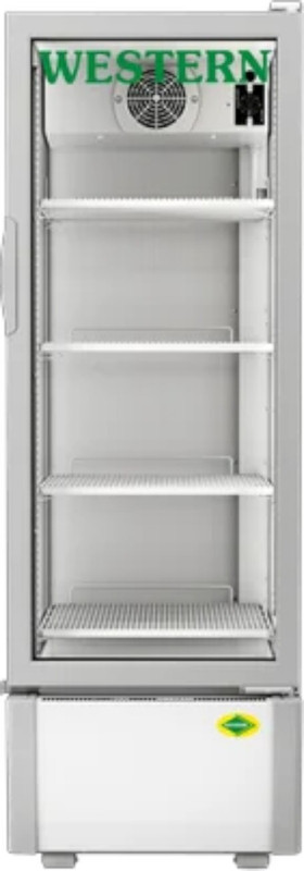 western refrigeration 216 L Single Door Glass Top Deep Freezer(White, SRC280HCF-GL, 5 Star)