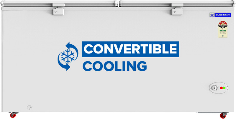 Blue Star 515 L Double Door Standard Deep Freezer(White, CF5-575NEYW, 5 Star)
