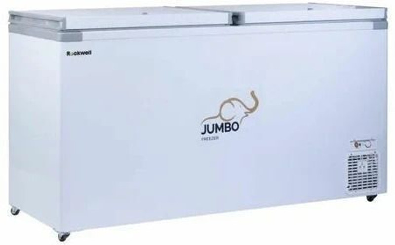 Rockwell 550 L Double Door Standard Deep Freezer(White, 550SFRDUC-4S, 485 Gross/466 Net Storage, 4 Star, 5 Star)