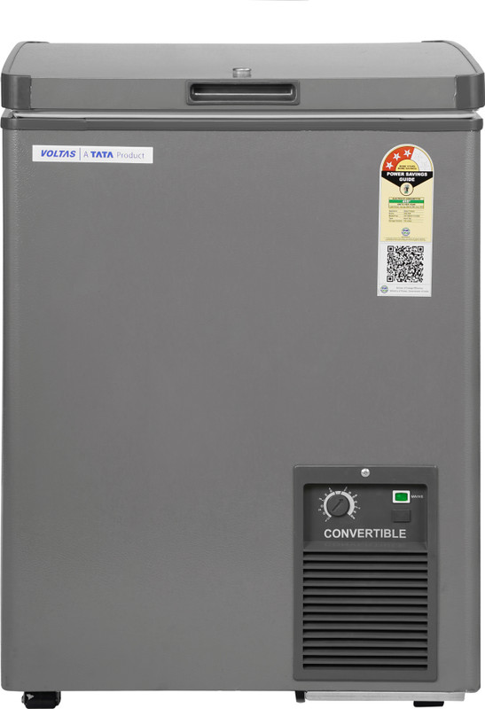 Voltas 177 L Single Door Standard Deep Freezer(Grey, CVF205SA2-P-PL, 2 Star)