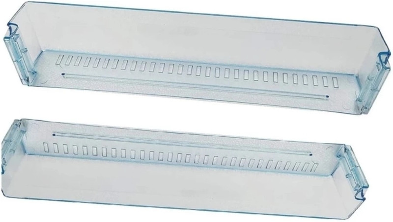 Crossflip Pack of 2 Bottle Shelf Rack for LG Single Door Part no. MAN370879 Fridge Door Shelf