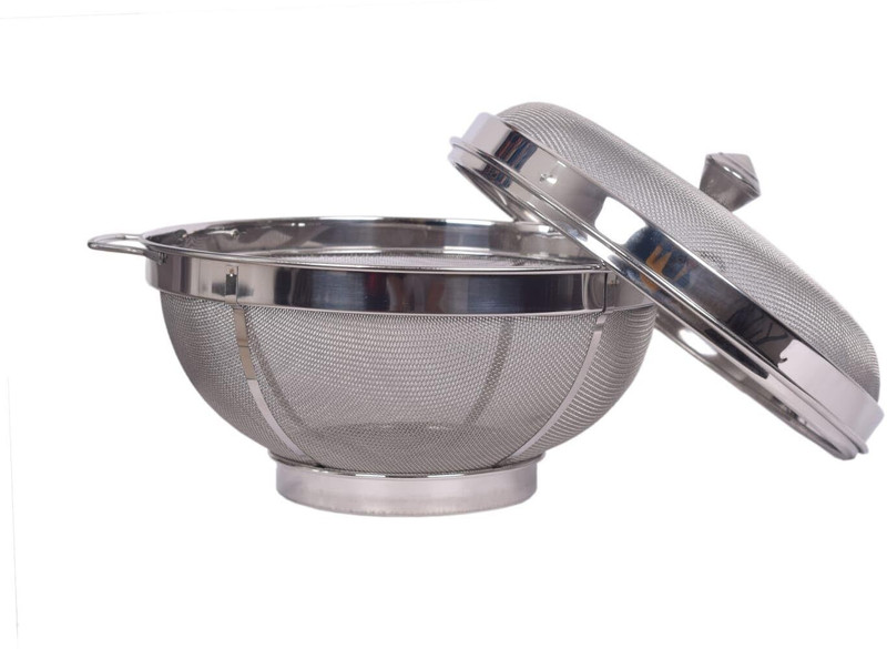 SHEETAL WORLD NX Cold SHEETAL FRUIT BASKET Manual Dough Press(STEEL FRUIT BASKET WITH LID)