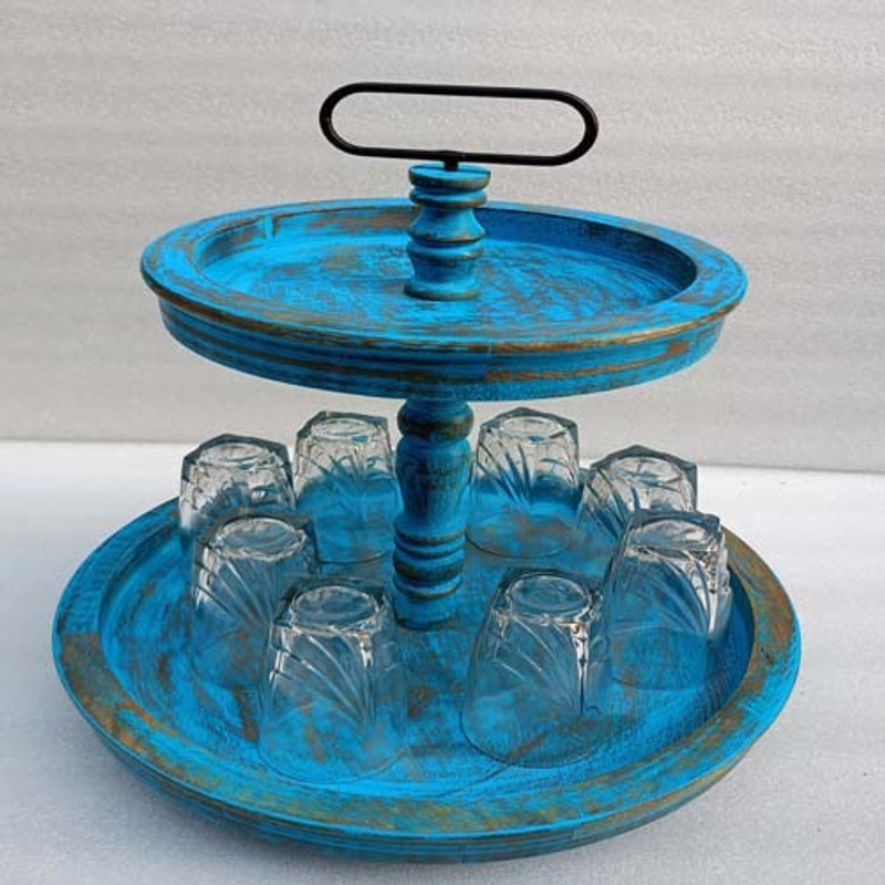 OnlineCraft ch3289 Wooden Glass Holder