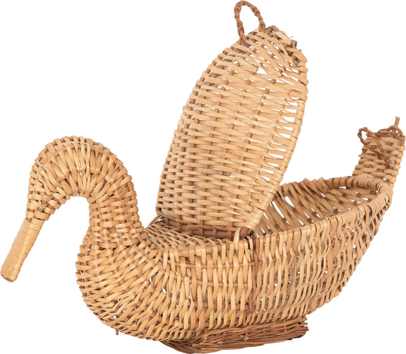 Maligai Mart Bamboo Fruit & Vegetable Basket(Brown)