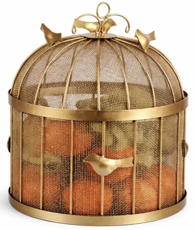 Mid Century Iron Fruit & Vegetable Basket (Gold) – Stylish & Durable Storage for Kitchen Iron Fruit & Vegetable Basket(Gold)